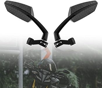 ATV Motorcycle Mirrors Universal 8mm 10mm 360 Degrees Compatible with Scooter Moped Dirt Bike Cruiser Cruiser Chopper Polaris Sportsman Honda Grom Yamaha Kawasaki