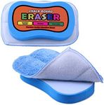 Essel (Washable & Reusable Chalkboard Eraser - Microfiber Dustless Chalk Eraser - Multipurpose Cleaning Duster - 2-Pack