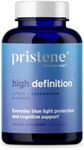 High Definition™ Blue Light Eye & Brain Supplement with Lutein, Zeaxanthin, Bilberry - Supports Cognitive & Visual Function - Protect Your Eyes from Excessive Screen Time (60 Capsules)