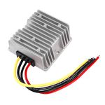 DC Voltage Reducer Converter DC 8V-40V to 12V 6A 72W Automatic Step Down Up Voltage Regulator Power Converter Waterproof Module Transformer for Golf Cart Club Car