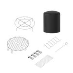 BMMXBI Turkey Fryer Kit for Charbroil The Big Easy Accessories, The Big Easy Oil-Less Parts with Waterproof Grill Cover, Parts for Charbroil Oil-Less Turkey Fryer Accessories