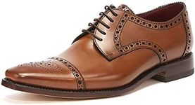 Loake Men's Leather Semi-Brogue Fol