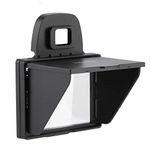 Camera LCD Shade, Foldable LCD Sun Shade Hood Cover, Sunshade Screen Protector for Nikon D7100/D7200