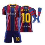 Youth Kids Soccer Jersey Boys Jersey Kit Football Suit Soccer Jersey Shorts Set Fans Gift Tshirt