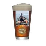Personalized Pint Beer Glass with y