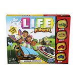 The Game of Life Junior Board Game for Kids Ages 5 and Up, Game for 2-4 Players (English)