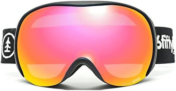 6fiftyfive Sirius Ski Goggles Men Women Blue Light & UV Filter High Contrast