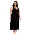 Exquisite Form Women's 70807 Nightgown, Midnight Black, 3X