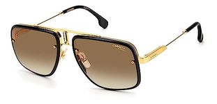 Carrera Men's Ca Glory Ii Sunglasses, Gold/Brown Shaded, 7 1 4 UK