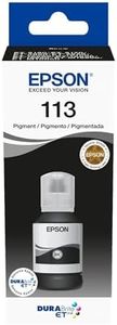 Epson EcoTank 113 - Boccetta d'inchiostro nero originale, 127 ml