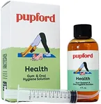 Pupford Gum and Oral Hygiene Solution, Reduces Plaque & Tartar, Supports Clean Teeth & Gum Health, Freshens Breath, Water Additive, 4-oz Bottle