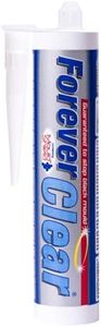 Everbuild Forever Clear Anti-Mould Silicone Sealant – Permanently Waterproof – Suitable for Internal And External Use – Clear – 295ml