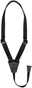 D'Addario Ukulele Strap - Clip On - Eco-Comfort - Ukelele Strap No Drill Needed - Black