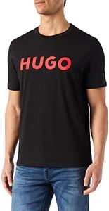HUGO, Dulivio 10229761 01, T-shirt da Uomo, L, Black001