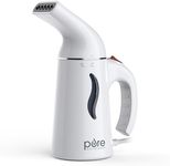 Pure Enrichment® PureSteam™ Portable Handheld Garment Steamer - Ideal for Home or Travel, Fast Heating, Removes Wrinkles on Clothes and Fabric, Auto Shut-Off Safety Feature (White)