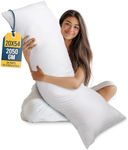 Utopia Bedding Full Body Pillow for Adults (White, 20 x 54 Inch), Long Pillow Insert for Sleeping, Ideal for Side Sleepers