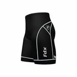 FDX Cycling Shorts Men's - Anti-Bac Foam Padding Bike Ridest Shorts - Breathable, Quick Dry Bicycle Tights, Hi-Viz Reflective Detailing Outdoor Half Pants - Anti-Slip Mountain Biking - White-M