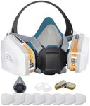 ANUNU Paint Respirator Mask with Filters, Dust Respirator for Painting, Chemical, Woodworking, Epoxy Resin