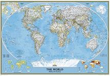 National Geographic - World Classic Map, Enlarged & Laminated Poster by National Geographic 69 x 48in