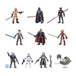 Hasbro Star Wars Toys Mission Fleet 2.5-Inch-Scale Action Figure 10-Pack, 19 Accessories, with Darth Vader, Luke Skywalker and Grogu, Ages 4 and Up, F4023