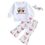 Toddler Baby Girls Farm Outfit Just
