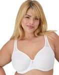 Wonderbra Womens Plus Support Underwire Full Coverage Bra, White, 38DD US