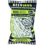 The Bees Tees Unisex Bees Tees Large Pack Of 100 Professional 69mm Tees, White, UK