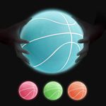 Fastes Glow in The Dark Mini Basketball with Pump(6",4 Pack), Glowing Mini Basketball for Indoor Outdoor Hoop, Small Basketball Balls for Kids, Toddlers