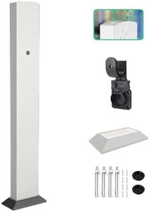 Outdoor Electric Vehicle Charging Station with Security Lock and Durable Construction