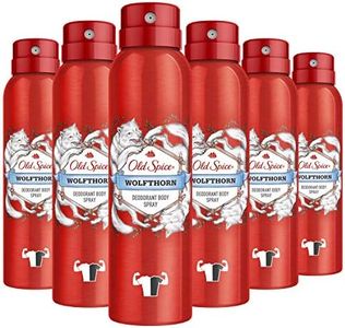 Old Spice Wolfthorn Spray per il corpo da uomo, 150 ml, 6 confezioni