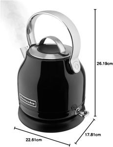 KitchenAid 1.25L Electric Kettle – Onyx Black