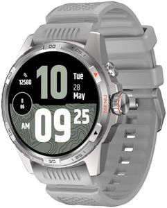 Ticwatch Atlas Montre connectée pour Homme avec système d'exploitation Android Wear Batterie de 90 h Plus de 110 Modes d'entraînement Carte Thermique Détection de Chute Suivi de la santé (Gris)