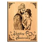 Amazing gifts Gifts For Wedding Anniversary - Customize Engraved Wooden Plaque 9X7, Tabletop