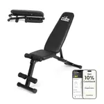 The Cube Club Heavy Duty Foldable Gym Bench Multipurpose Full Body Workout Weight Bench Press for Men & Women | 200Kg Capacity Multilevel Incline and Decline Exercise Strength Training Fitness Bench (12 Month Warranty)