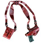 Gould & Goodrich 804-G17 Gold Line Shoulder Holster - Chesnut Brown