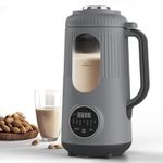 Zopehan Nut Milk Maker, 35oz(1000ml) Automatic Soy, Almond, Oat Milk Maker - 8 in 1, Delay Start/Self Clean (Grey)