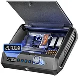 Large Gun Safe for 2-4 Pistols, Fin