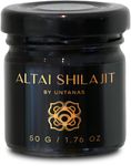 Altai Shilajit Resin - 50g Pure Shilajit - Gold Grade Shilajit - 6 Months Supply - for Vitality & Mental Clarity - Authentic Extraction Method - Fulvic Acid + Humic Minerals