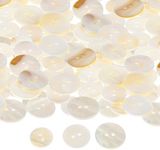 30 Pcs Mother of Pearl Buttons 15mm/18mm/20mm White Genuine Mother of Pearl Buttons Set 2 Holes Bulk Natural Mop Pearl Shell Buttons for Shirt Sweater Clothing