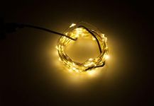 Karlling USB Plug In LED Fairy Lights50 LED Bulbs 16 Ft Silver Wire Waterproof Starry String Lights for Bedroom Patio Garden Party Wedding Commercial Lighting (Warm White)