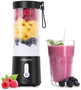 Portable Blender,Personal Blender for Shakes and Smoothies 16 Oz,Mini Blender with Six Blades USB Rechargeable Fruit Juicer Mixer for Travel,Outdoors,Kitchen,Gym,Camping