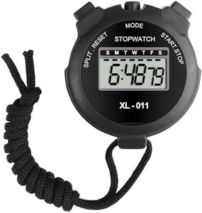 Newaner Chronomètre(2Pcs), Portatif Arbitre Chronomètres Minuteur, Compte à Rebours Timer Minuteur de Sport Professionnel, Chronometre Enfant, Au Courir Football Basket Natation et Les Autres Sports