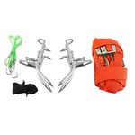 Yosoo Claw Climbing Tree Tool Safe Belt Set Cut Tree Pick Fruit Outdoor Kit Set Tree Climbing S, Tree Stand Accessories