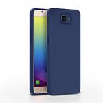 Pikkme Samsung Galaxy J7 Prime Back Cover Soft Matte Liquid Silicone TPU | Camera Protection | Shockproof Slim Back Case for Samsung Galaxy J7 Prime (Blue)