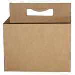 ICE N COLD 6pk Cardboard Carrier (Kraft, 150ct) | Holds 6pk 12oz Bottles | FAST SAME DAY SHIPPING