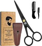 WAJEES Beard Scissors for Men A Com