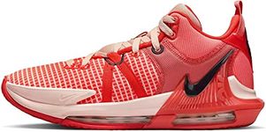 Nike Lebron Men's Witness 7 Basketball Shoes, Bright Crimson/Cave Purple, 12