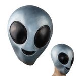 WRITWAA Alien Head Full Head Halloween Fancy Dress Costume Headwear Monsters for Adults
