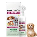 100ML Potty Training Liquid for Dogs,Puppy Toilet Training & Pet Helper,Potty Training Liquid for Dogs,Corrects Pet Toilet Behavior for Indoor & Outdoor Use,Safe Puppy Training & Dog Behaviour Spray
