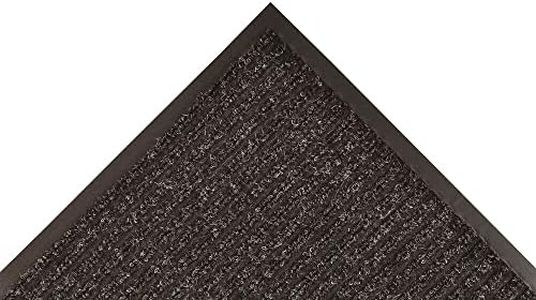 Notrax - 117S0034CH NoTrax 117 Heritage Rib Entrance Mat, for Lobbies and Indoor Entranceways, 3' Width x 4' Length x 3/8" Thickness, Charcoal